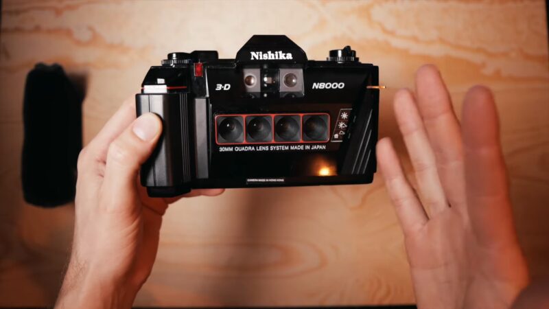 Price Tag - Nishika 8000 4-Lenses 3D Camera 